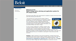Desktop Screenshot of beloit.studioabroad.com